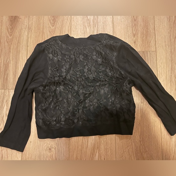 Reitman’s Women’s Dress Shrug/Shawl Black Size Medium Petite Formal Lace - Picture 3 of 4